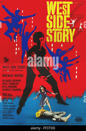 West Side Story - Italiano poster del filmato Foto Stock