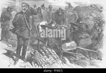 L'UCRAINA Gens, Airey Jones & Simpson, Redan assault 1855. Tempi illustrato Foto Stock