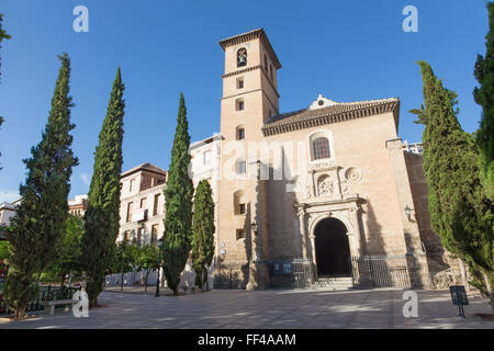 Granada - Iglesia de San Ildefonso Foto Stock