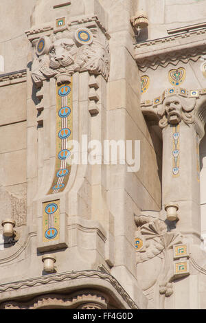 Stile Art Nouveau Hotel Four Seasons Gresham Palace Budapest, Ungheria Foto Stock