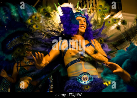 Carnevale a Sitges, Spagna Foto Stock