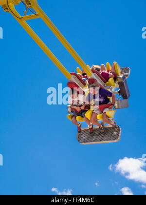 Canyon gigante Swing, Glenwood Caverns Parco Avventura Glenwood Springs, Colorado. Foto Stock