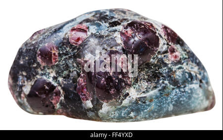 Le riprese in modalità macro della pietra naturale - burattati Nephrite  Verde (Giada) minerali di pietra gem isolati su sfondo bianco Foto stock -  Alamy