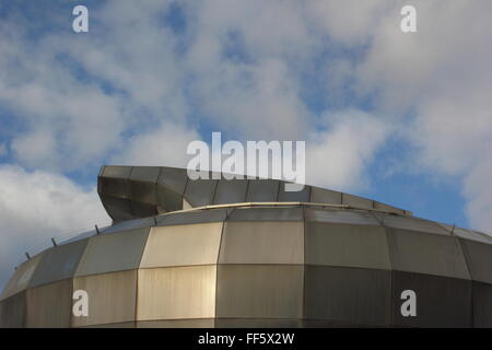 Dettaglio del tetto dei mozzi, Sheffield Hallam University gli studenti' Unione edificio nel centro della città di Sheffield, South Yorkshire Regno Unito Foto Stock