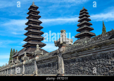 Pura Ulun Danu Batur tempio, Bali, Indonesia Foto Stock