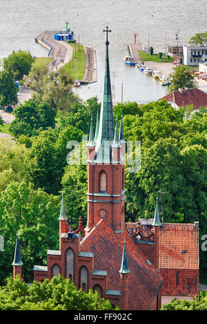 Nella Cattedrale di Frombork, un luogo dove ha lavorato Copernico Foto Stock