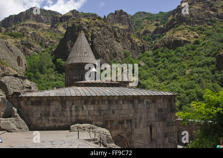 Monastero di Geghard in Armenia Foto Stock