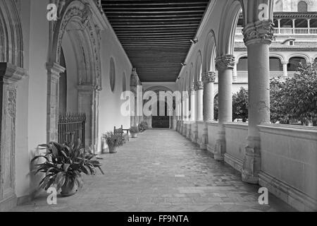 GRANADA, Spagna - 29 Maggio 2015: l'atrio della chiesa Monasterio de San Jeronimo. Foto Stock