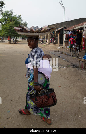 Kiwanja , Rutshuru Nord Kivu, nella Repubblica democratica del Congo, LA REPUBBLICA DEMOCRATICA DEL CONGO,Africa centrale Foto Stock