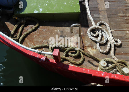 Barca da pesca in Milford Haven Marina Pembrokeshire Foto Stock