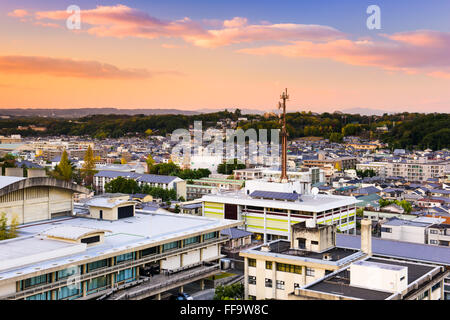 Nara, Giappone downtown edifici moderni cityscape. Foto Stock