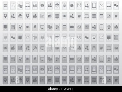 Abstract information technology illustrazione vettoriale sfondo Illustrazione Vettoriale