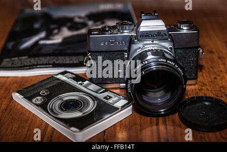 Un 35mm Minolta fotocamera a pellicola Foto Stock