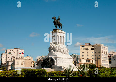 Statua del generale Maximo Gomez - Havana - Cuba Foto Stock