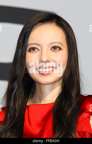 Becky (File foto dal 22 DIC 2015: giapponese TV personality Becky assiste ad una conferenza stampa a Tokyo in Giappone su dicembre 22, 2014 per promuovere la Suzuki Motor's nuovo carro 'Alto.') popolari giapponesi intrattenitore femmina, Becky (Rebecca Eri Ray Vaughan) goduto di 15 anni di carriera in televisione giapponese che figurano nella pubblicità e nei programmi di varietà quasi ogni notte ma tutto questo ebbe fine quando la notizia della sua vicenda con un cantante sposato si è rotto. Il 31 enne intrattenitore era "colpevole" di rompere la sua immagine di essere pura e pulita in un paese in cui potenti agenzie gestire la vita dei cantanti, attori Foto Stock
