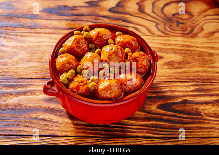 Le polpette di carne tapas polpettone albondiga ricetta dalla Spagna Foto Stock