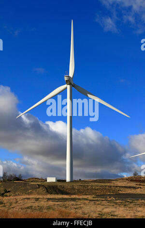 Hazlehead Wind Farm, Penistone vicino a Barnsley, South Yorkshire, Inghilterra, Regno Unito. Foto Stock