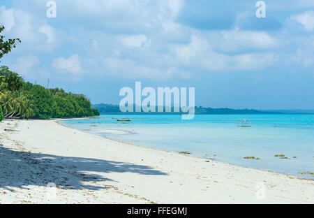 Di scena a Vijay Nagar Beach, in Havelock Island, Andaman Nicobar, India Foto Stock