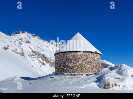 Zugspitze top della Germania Foto Stock