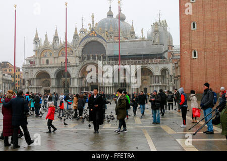 Markusdom, Venedig, ITALIEN. Foto Stock