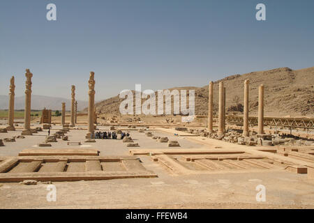 Palazzo Apadana a Persepoli, Iran Foto Stock