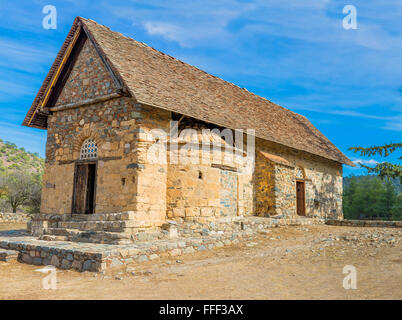 Chiesa dei Santi Gioacchino e Anna, Kaliana, monti Troodos, Cipro Foto Stock