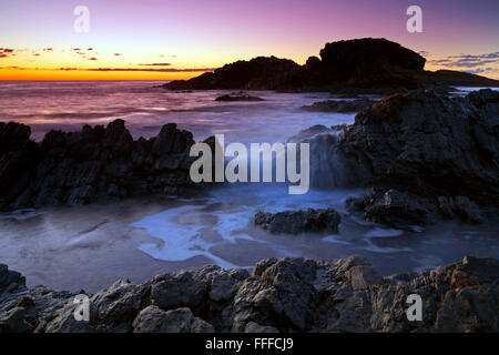 Seconda Valle Tramonto Fleurieu Peninsula South Australia Foto Stock