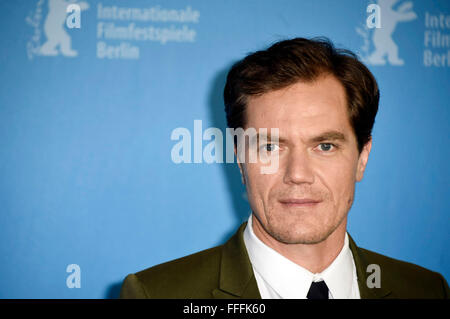 Berlino, Germania. 12 Feb, 2016. Michael Shannon durante il 'Midnight Special' photocall al 66° Festival Internazionale del Cinema di Berlino/Berlinale 2016 Febbraio 12, 2016 a Berlino, Germania. Credito: dpa/Alamy Live News Foto Stock