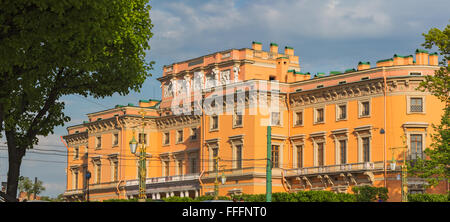 Il castello di Mikhailovsky (ingegneri castello), San Pietroburgo, Russia Foto Stock