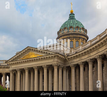 Cattedrale di Kazan, San Pietroburgo, Russia Foto Stock