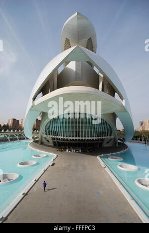 Palau de les Arts Reina Sofia Valencia Spagna Foto Stock