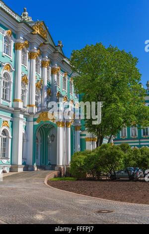 Palazzo d'inverno, membro Hermitage Museum di San Pietroburgo, Russia Foto Stock