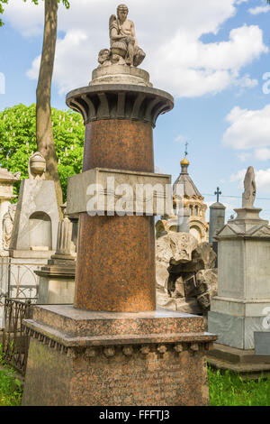 Il cimitero di Lazzaro, Alexander Nevsky Lavra, San Pietroburgo, Russia Foto Stock