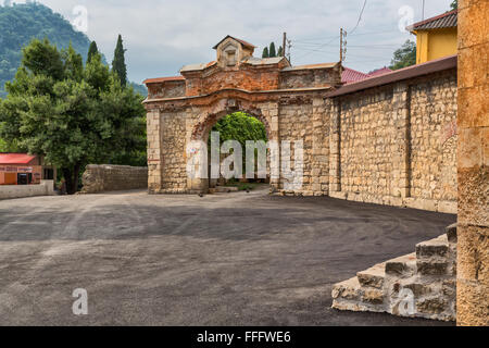 Il nuovo monastero di Athos, New Athos, Abkhazia, Georgia Foto Stock