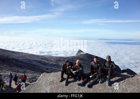 Mount Kinabalu un sito del Patrimonio Mondiale Foto Stock