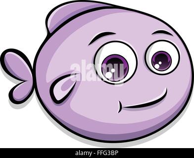 Cartoon carino il pesce Illustrazione Vettoriale