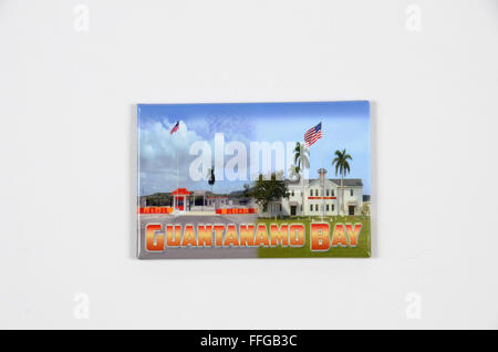 Souvenir GTMO Guantanamo Cuba magnete frigo Foto Stock