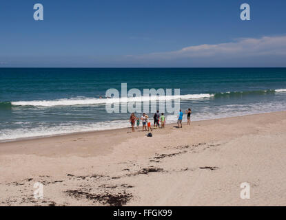 Le spiagge della contea di Brevard Florida a Melbourne Beach. Foto Stock