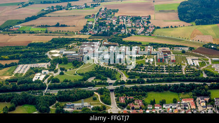 Vista aerea dell'Università di Regensburg, Università di Regensburg, Università di Regensburg, Regensburg, county-città di livello Foto Stock