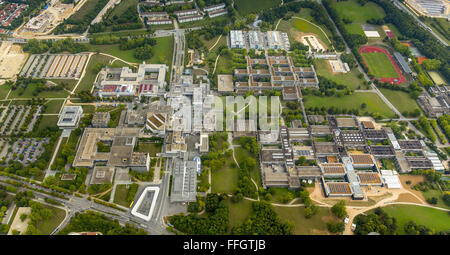 Vista aerea dell'Università di Regensburg, Università di Regensburg, Università di Regensburg, Regensburg, county-città di livello Foto Stock