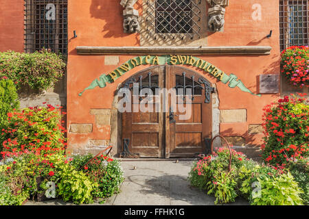 La cantina Schweidnitzer (Piwnica Swidnicka) è un ristorante storico di Wroclaw, Polonia, Europa Foto Stock