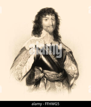 George Gordon, 2a Marchese di Huntly, in stile conte di Enzie, 1592-1649, un nobile scozzese, Visconte Aboyne Foto Stock
