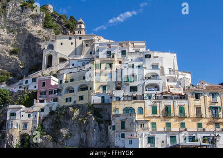 Amalfi sulla Costiera Amalfitana in provincia di Salerno in Italia Foto Stock