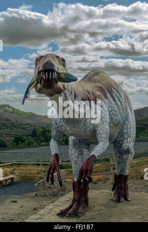 Dinosauro Baryonyx, Igea, La Rioja, Spagna, Europa Foto Stock