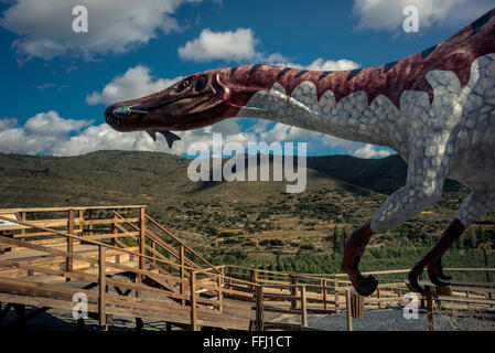 Dinosauro Baryonyx, Igea, La Rioja, Spagna, Europa Foto Stock