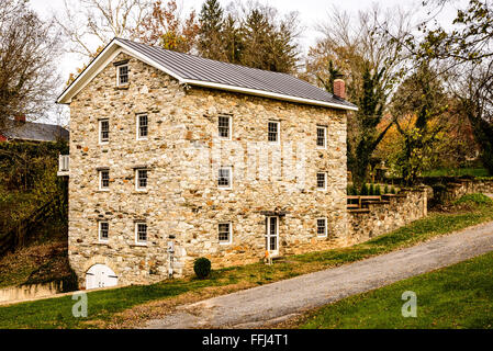 Il granaio di pietra, Rose Hill Farm 34072 John Mosby autostrada, Upperville, Virginia Foto Stock