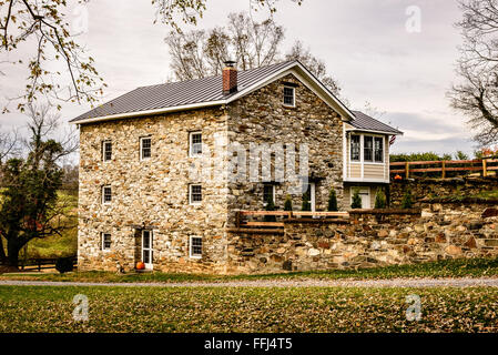 Il granaio di pietra, Rose Hill Farm 34072 John Mosby autostrada, Upperville, Virginia Foto Stock