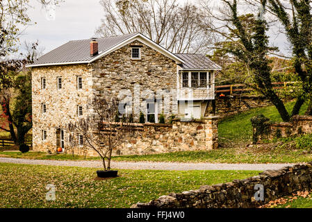 Il granaio di pietra, Rose Hill Farm 34072 John Mosby autostrada, Upperville, Virginia Foto Stock