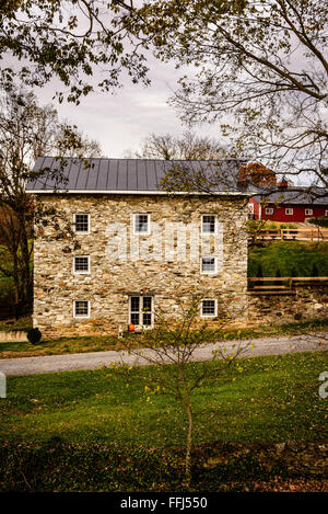 Il granaio di pietra, Rose Hill Farm 34072 John Mosby autostrada, Upperville, Virginia Foto Stock