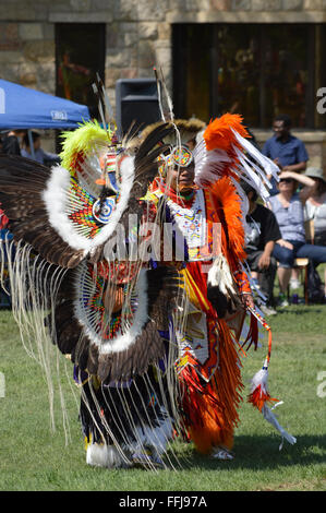 POWWOW graduazione nativo Day celebrazione Foto Stock